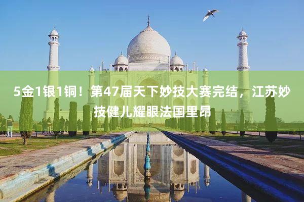 5金1银1铜！第47届天下妙技大赛完结，江苏妙技健儿耀眼法国里昂