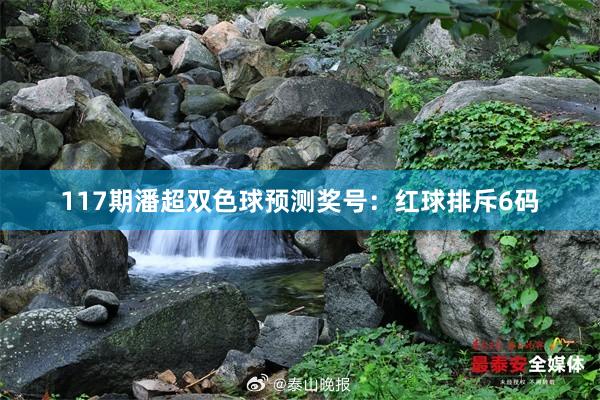 117期潘超双色球预测奖号：红球排斥6码