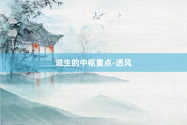 滋生的中枢重点-透风